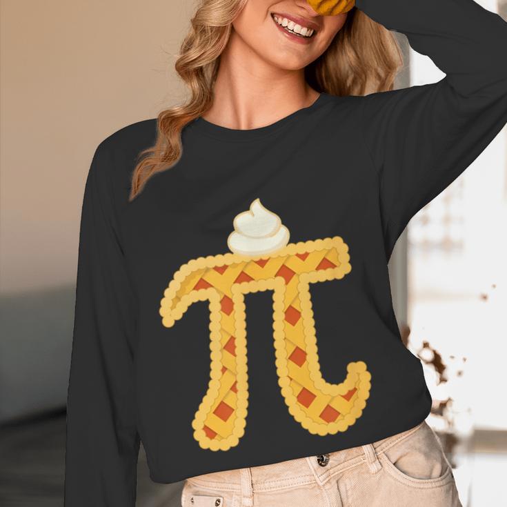 Apple Pi Pie Pun Math Teacher Pi Day 2020 Women Long Sleeve T-Shirt, novelty gifts, funny gifts