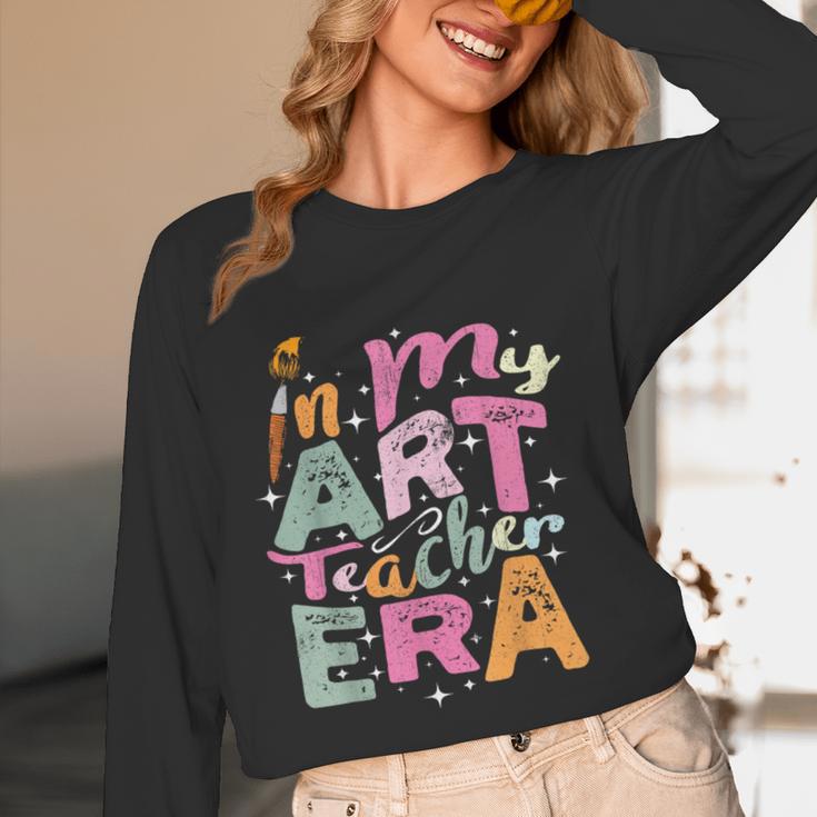 In My Art Teacher Era Teaching Future Artist Back To School Women Long Sleeve T-Shirt, novelty gifts, funny gifts In My Art Teacher Era Teaching Future Artist Back To School Women Long Sleeve T-Shirt, novelty gifts, funny gifts