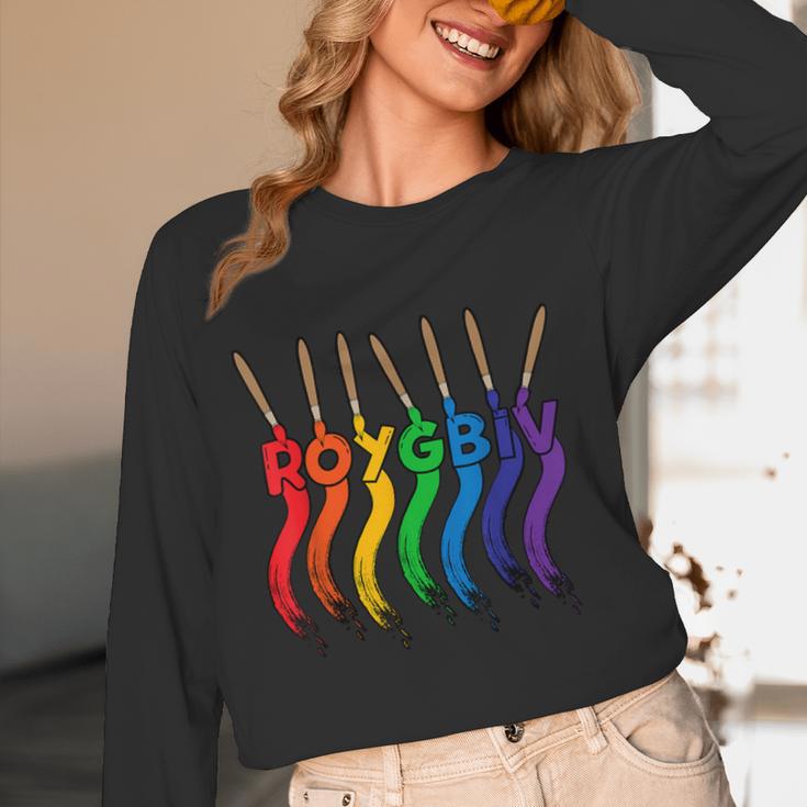 Art Teacher For Women Art Teacher Clothes Women Long Sleeve T-Shirt, novelty gifts, funny gifts
