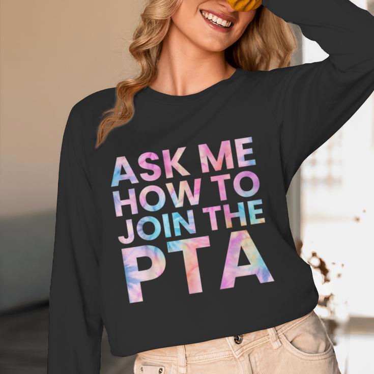 Ask Me How To Join PTA Crew Parent Teacher Matching School Women Long Sleeve T-Shirt, novelty gifts, funny gifts