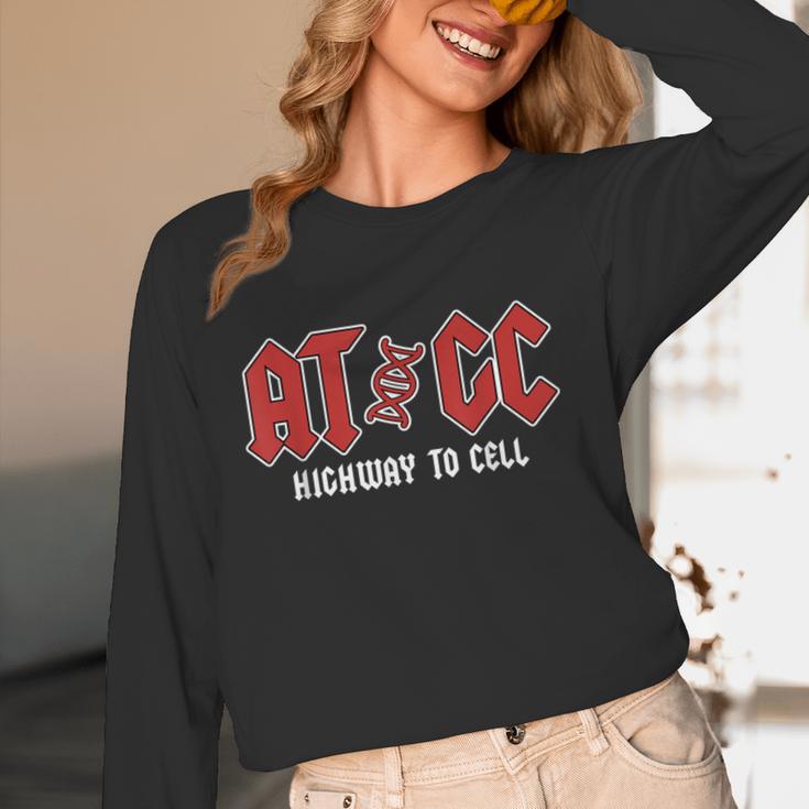ATGC Teacher Student Biology Women Long Sleeve T-Shirt, novelty gifts, funny gifts