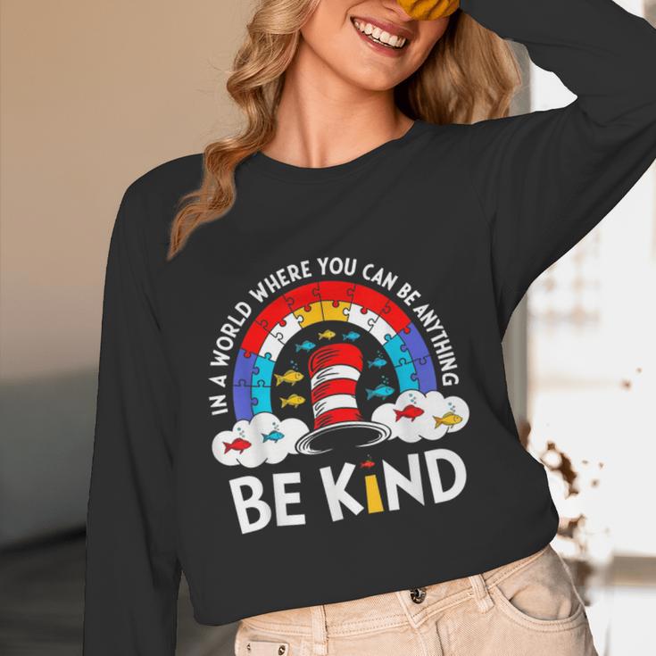 Autism Awareness For Teacher Why Fit In Doctor Cat Hat Cool Women Long Sleeve T-Shirt, novelty gifts, funny gifts Autism Awareness For Teacher Why Fit In Doctor Cat Hat Cool Women Long Sleeve T-Shirt, novelty gifts, funny gifts