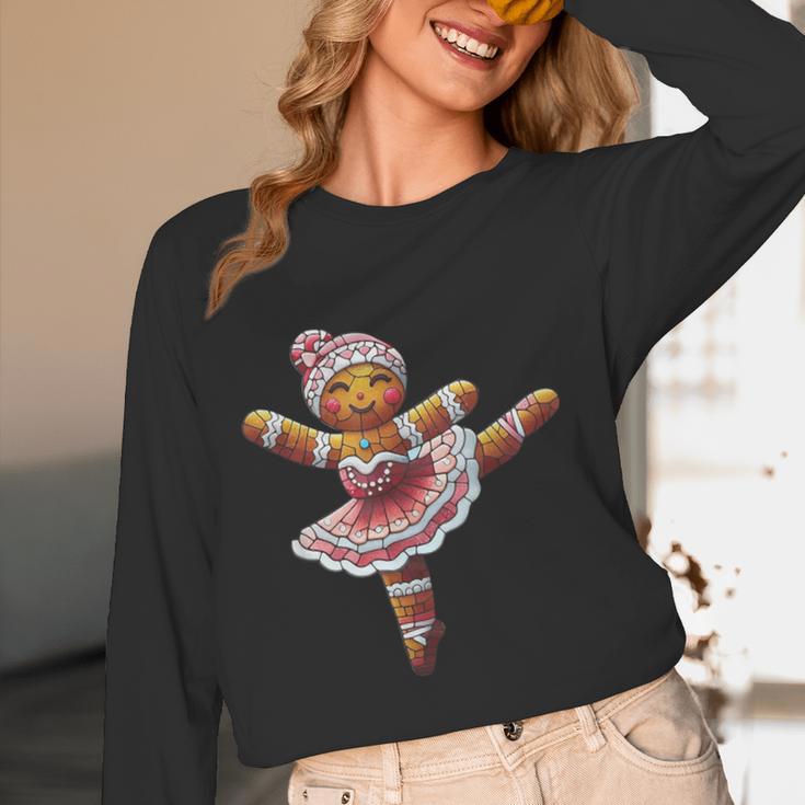 Ballet Dancer Gingerbread Christmas Dance Teacher Girl Women Women Long Sleeve T-Shirt, novelty gifts, funny gifts Ballet Dancer Gingerbread Christmas Dance Teacher Girl Women Women Long Sleeve T-Shirt, novelty gifts, funny gifts