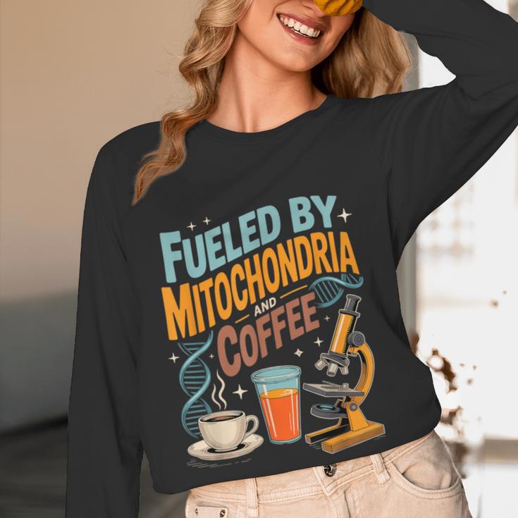 Biology Teacher Science Fueled By Mitochondria Coffee Women Long Sleeve T-Shirt, novelty gifts, funny gifts Biology Teacher Science Fueled By Mitochondria Coffee Women Long Sleeve T-Shirt, novelty gifts, funny gifts