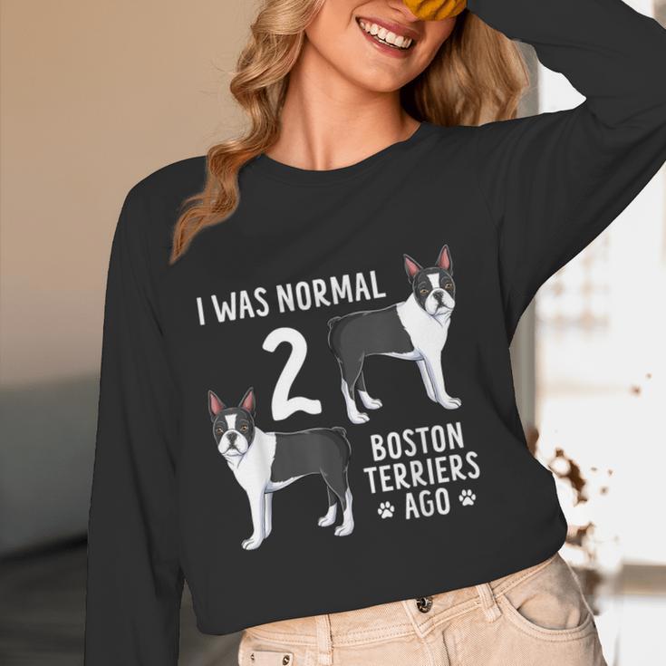 Boston Terrier Humor Bostie Dog Lover For Men Women Kids Women Long Sleeve T-Shirt, novelty gifts, funny gifts