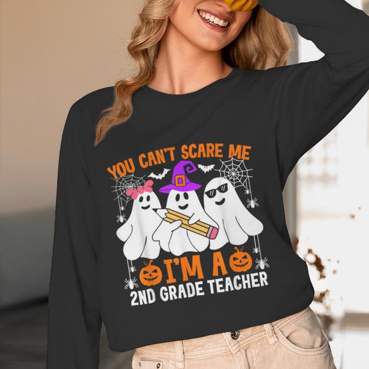 You Can't Scare Me I'm A 2nd Grade Teacher Halloween Women Long Sleeve T-Shirt, novelty gifts, funny gifts You Can't Scare Me I'm A 2nd Grade Teacher Halloween Women Long Sleeve T-Shirt, novelty gifts, funny gifts