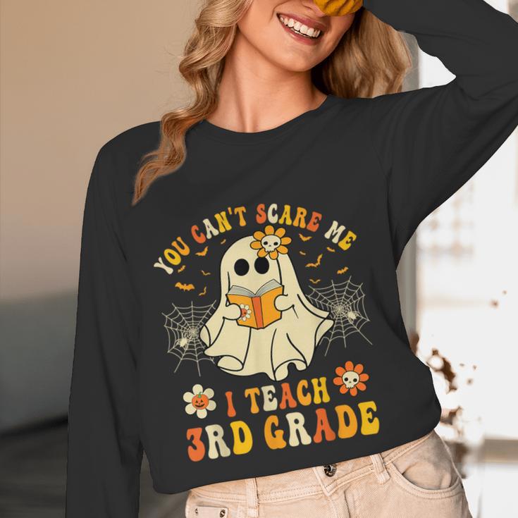 You Can't Scare Me I Teach 3rd Grade Halloween Teacher Ghost Women Long Sleeve T-Shirt, novelty gifts, funny gifts You Can't Scare Me I Teach 3rd Grade Halloween Teacher Ghost Women Long Sleeve T-Shirt, novelty gifts, funny gifts
