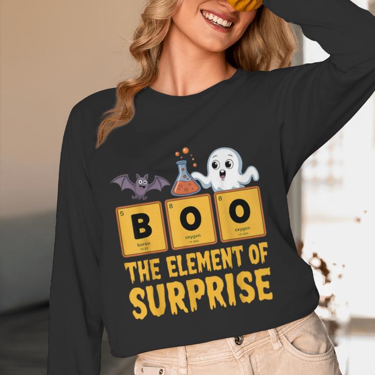Chemistry Boo The Element Of Surprise Science Teacher Women Long Sleeve T-Shirt, novelty gifts, funny gifts Chemistry Boo The Element Of Surprise Science Teacher Women Long Sleeve T-Shirt, novelty gifts, funny gifts