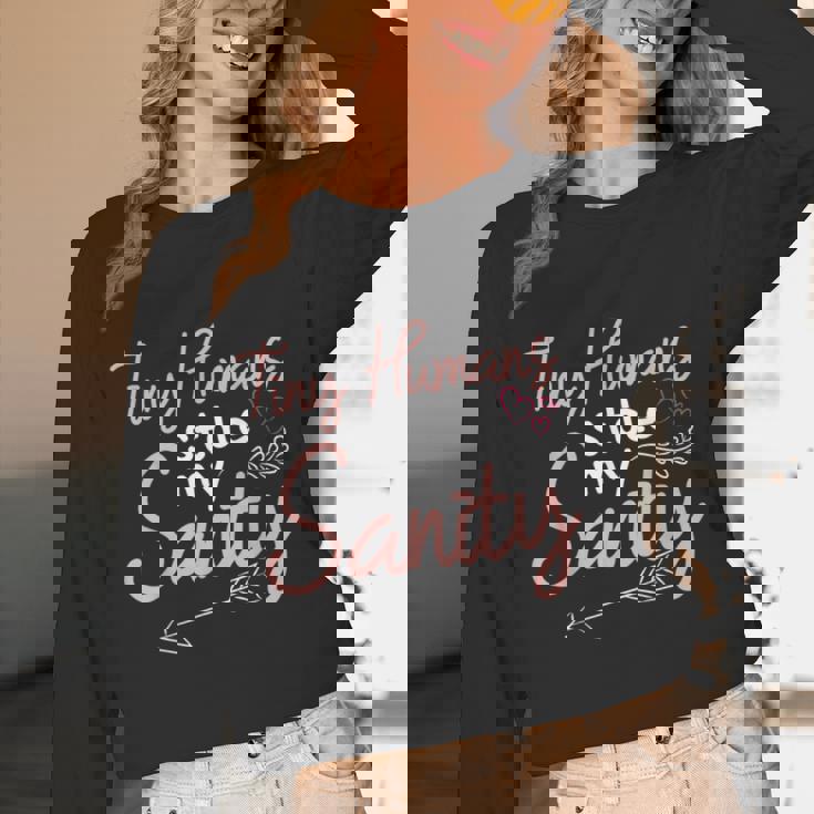 Childcare Provider Daycare Teacher Stole My Sanity Women Long Sleeve T-Shirt, novelty gifts, funny gifts