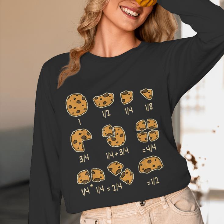Chocolate Cookie Quick Math Fraction Math Teachers For Men Women Girls Kids Women Long Sleeve T-Shirt, novelty gifts, funny gifts Chocolate Cookie Quick Math Fraction Math Teachers For Men Women Girls Kids Women Long Sleeve T-Shirt, novelty gifts, funny gifts