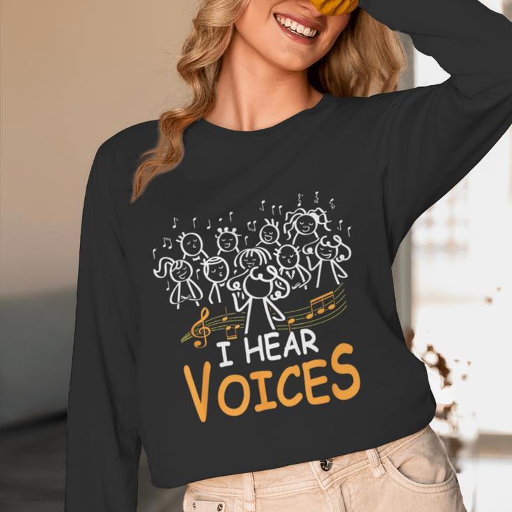 Choir Teacher I Hear Voices Chorister Church Choral Music Women Long Sleeve T-Shirt, novelty gifts, funny gifts Choir Teacher I Hear Voices Chorister Church Choral Music Women Long Sleeve T-Shirt, novelty gifts, funny gifts