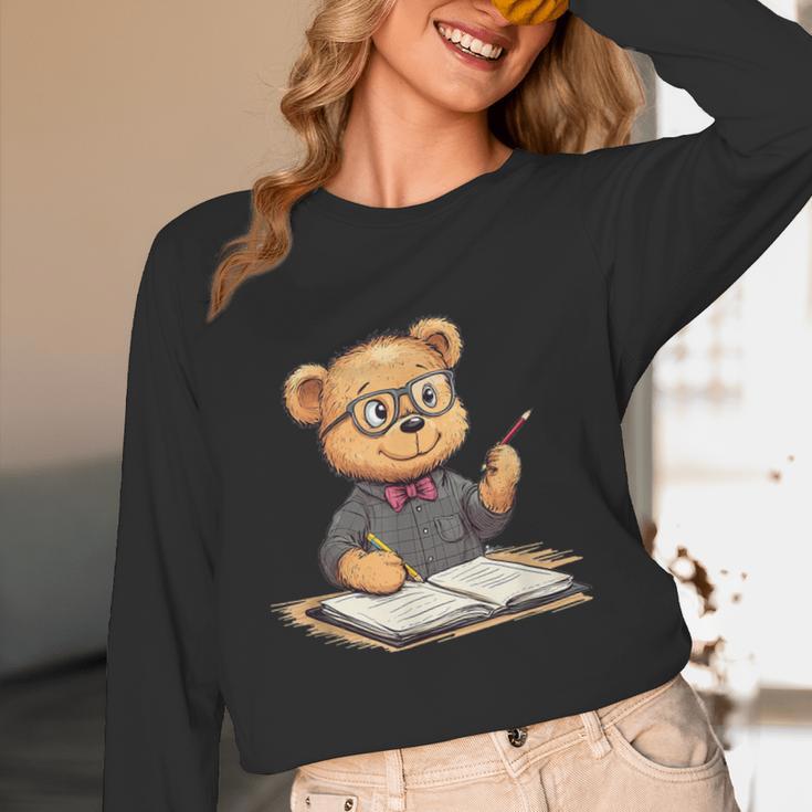 Classroom Fun With Teddy Bear Teacher Women Long Sleeve T-Shirt, novelty gifts, funny gifts Classroom Fun With Teddy Bear Teacher Women Long Sleeve T-Shirt, novelty gifts, funny gifts
