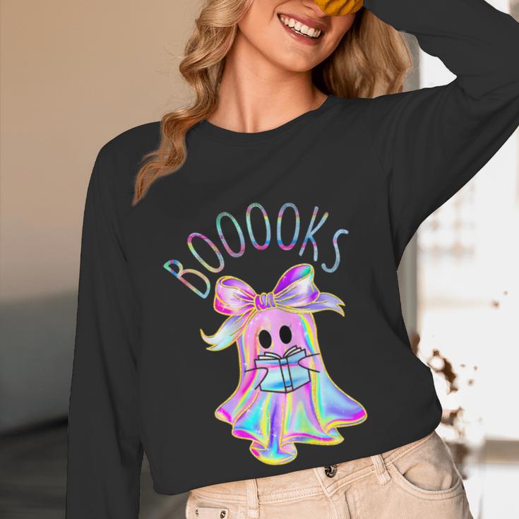 Cute Ghost Book Reading Halloween Teacher Top Girls Women Women Long Sleeve T-Shirt, novelty gifts, funny gifts Cute Ghost Book Reading Halloween Teacher Top Girls Women Women Long Sleeve T-Shirt, novelty gifts, funny gifts