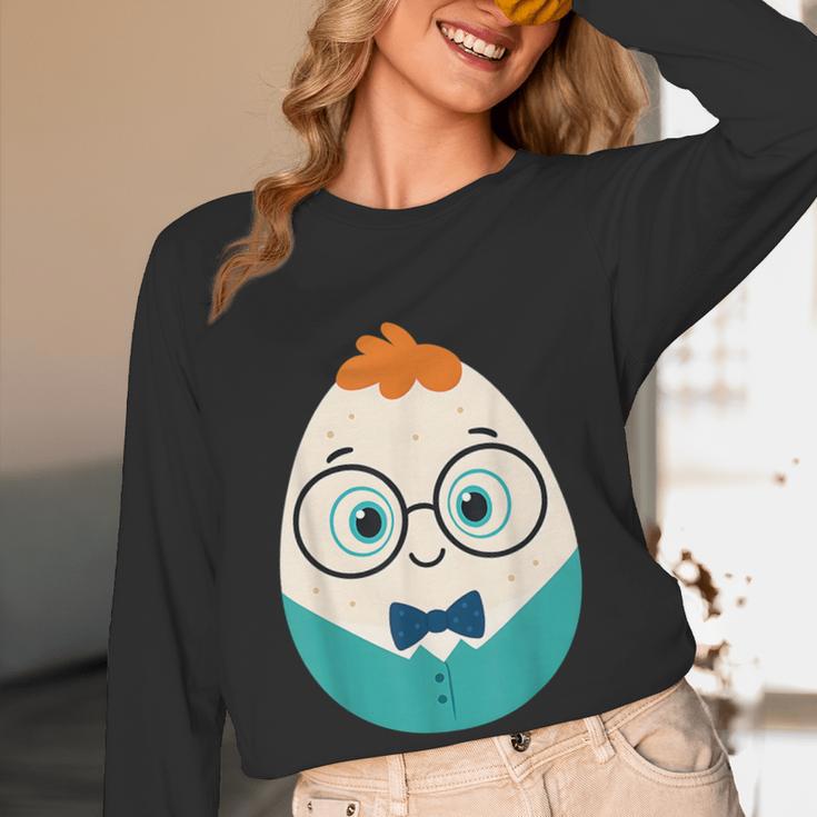 Cute Good Egg Teacher Halloween Costume Food Group Women Long Sleeve T-Shirt, novelty gifts, funny gifts