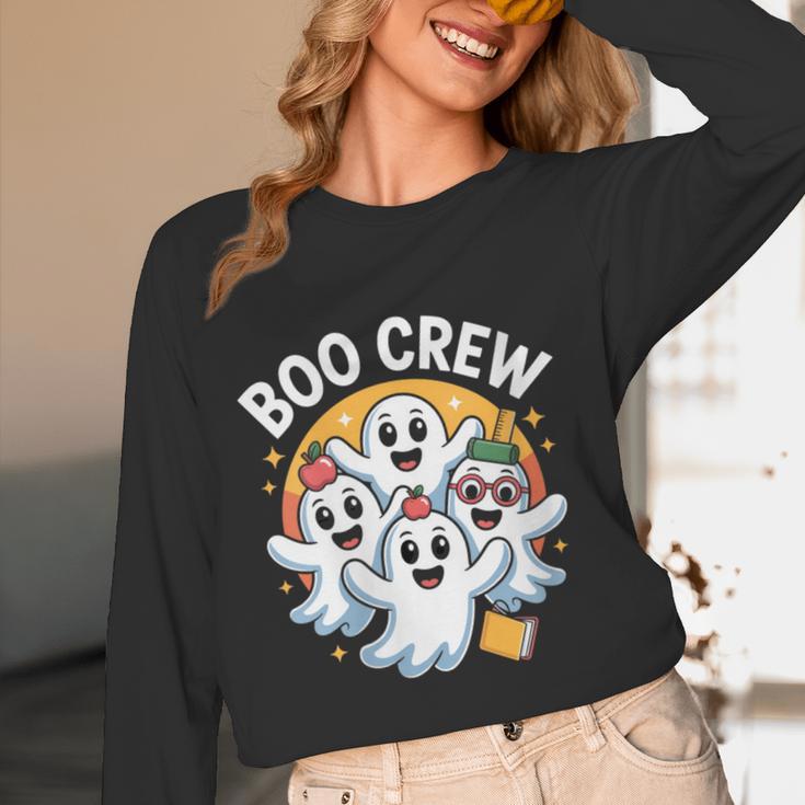 Cute Group Matching Teachers Halloween Women Long Sleeve T-Shirt, novelty gifts, funny gifts