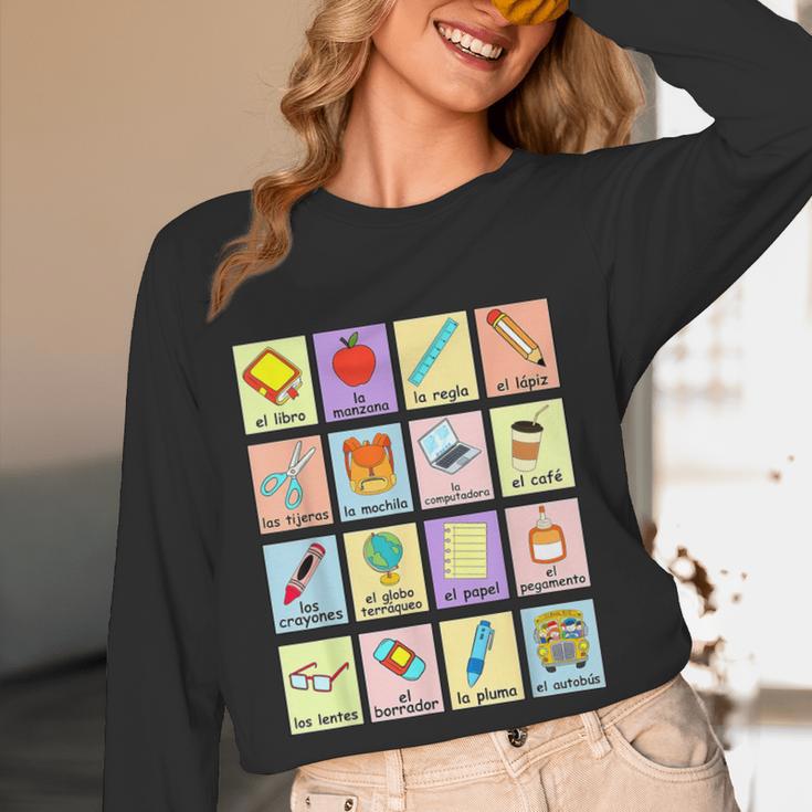 Dual Language Crew Bilingual Spanish Teacher Back To School For Men Women Women Long Sleeve T-Shirt, novelty gifts, funny gifts Dual Language Crew Bilingual Spanish Teacher Back To School For Men Women Women Long Sleeve T-Shirt, novelty gifts, funny gifts