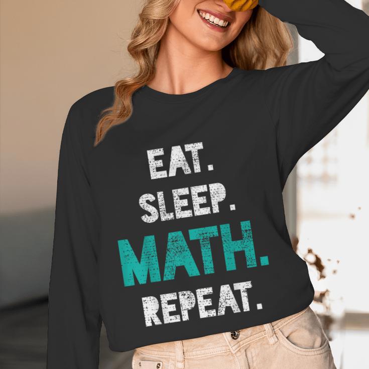 Eat Sleep Math Repeat Math Teacher Men Women Girls Kids Women Long Sleeve T-Shirt, novelty gifts, funny gifts Eat Sleep Math Repeat Math Teacher Men Women Girls Kids Women Long Sleeve T-Shirt, novelty gifts, funny gifts