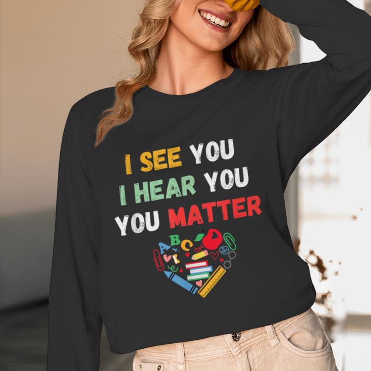 Emotional Intelligence Quote For School Counselor Teacher Women Long Sleeve T-Shirt, novelty gifts, funny gifts