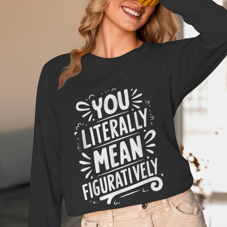 English Teacher Grammar Police Language Nerd You Literally Mean Figuratively V-Neck Modern Short Sleeve Small Women Long Sleeve T-Shirt, novelty gifts, funny gifts English Teacher Grammar Police Language Nerd You Literally Mean Figuratively V-Neck Modern Short Sleeve Small Women Long Sleeve T-Shirt, novelty gifts, funny gifts
