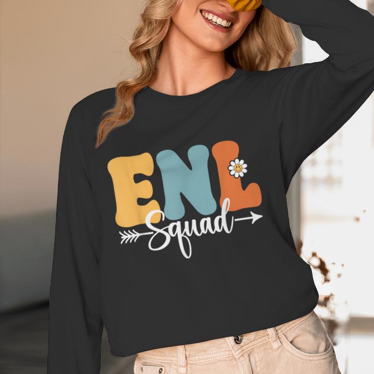 ENL Squad Back To School Teachers Students ENL Crew Men Women Girls Kids Women Long Sleeve T-Shirt, novelty gifts, funny gifts