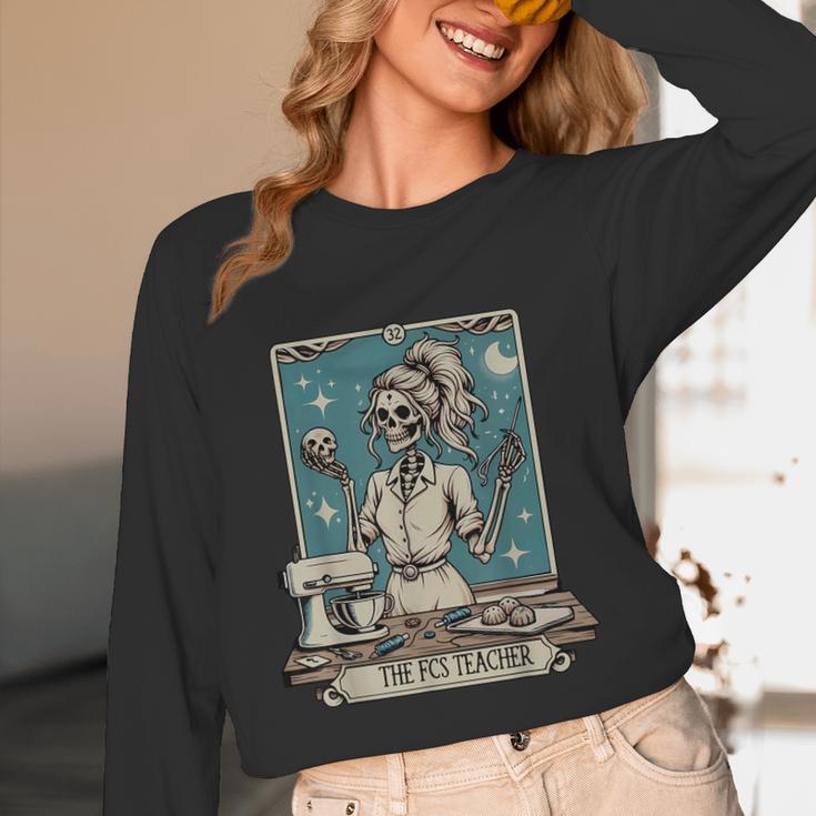 FCS Teacher Skeleton Halloween Family And Consumer Science Women Long Sleeve T-Shirt, novelty gifts, funny gifts FCS Teacher Skeleton Halloween Family And Consumer Science Women Long Sleeve T-Shirt, novelty gifts, funny gifts