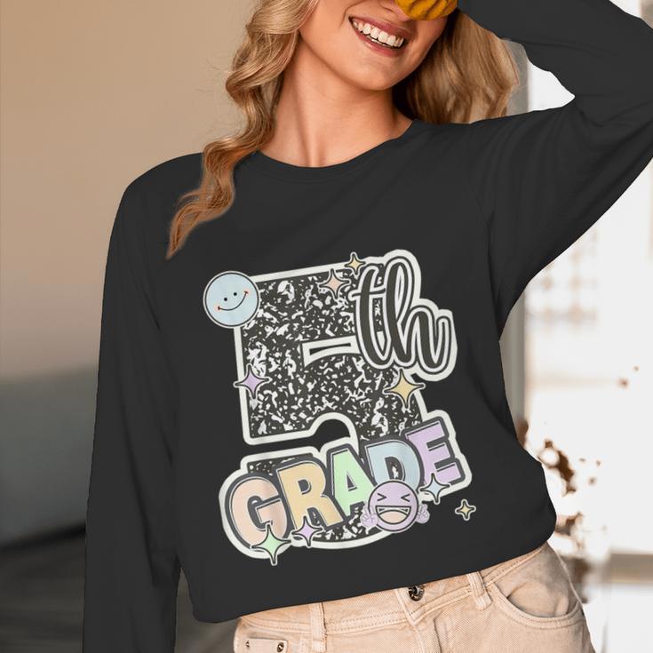 First Day Of Fifth Grade Composition Notebook Teacher Women Long Sleeve T-Shirt, novelty gifts, funny gifts First Day Of Fifth Grade Composition Notebook Teacher Women Long Sleeve T-Shirt, novelty gifts, funny gifts