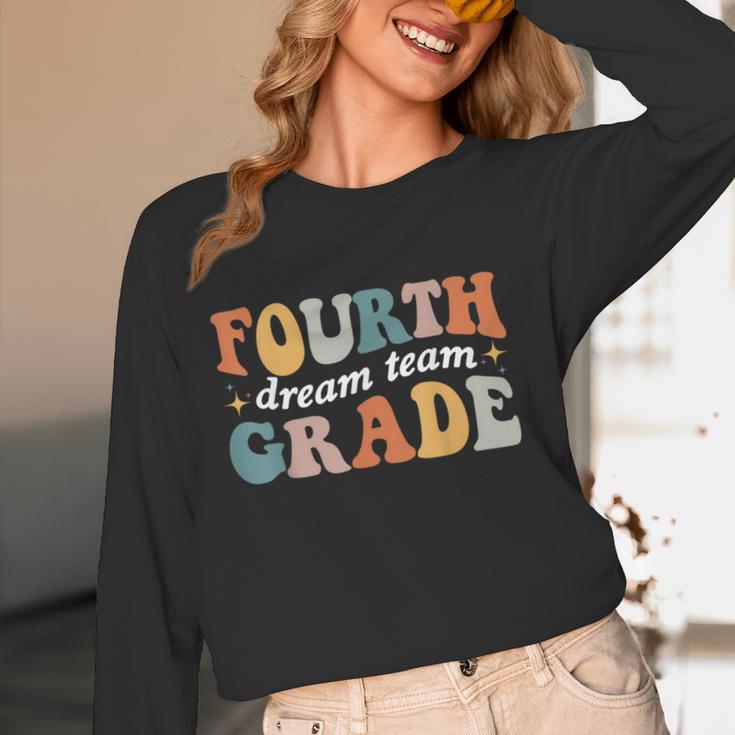 Fourth Grade Dream Team 4th Grade Teacher Back To School Women Long Sleeve T-Shirt, novelty gifts, funny gifts Fourth Grade Dream Team 4th Grade Teacher Back To School Women Long Sleeve T-Shirt, novelty gifts, funny gifts
