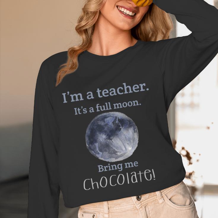 Full Moon Teacher Humor For Men Women Girls Kids Women Long Sleeve T-Shirt, novelty gifts, funny gifts Full Moon Teacher Humor For Men Women Girls Kids Women Long Sleeve T-Shirt, novelty gifts, funny gifts