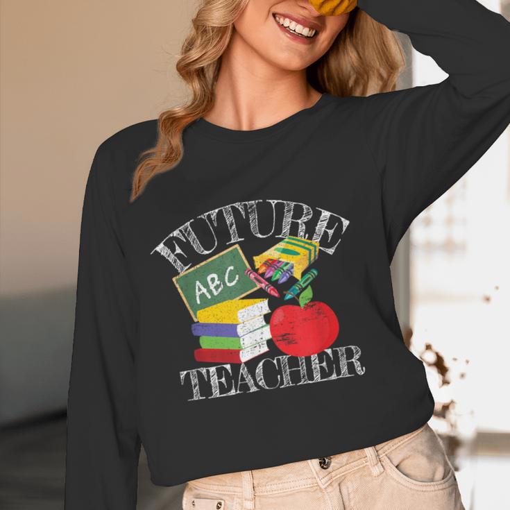 Future Teacher Costume Tee For Men Women Adults And Kids Women Long Sleeve T-Shirt, novelty gifts, funny gifts