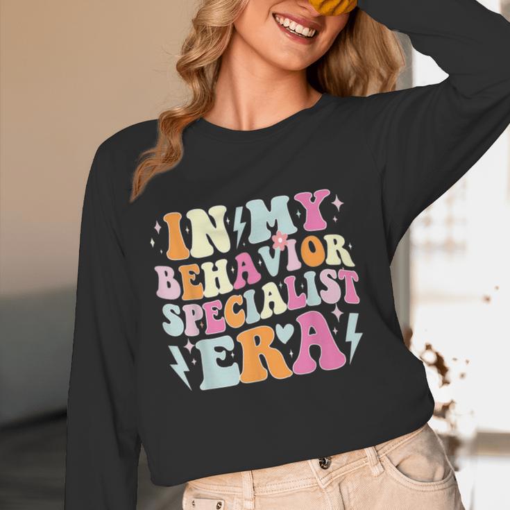 Groovy In My Behavior Specialist Era Behavior Teachers Women Long Sleeve T-Shirt, novelty gifts, funny gifts Groovy In My Behavior Specialist Era Behavior Teachers Women Long Sleeve T-Shirt, novelty gifts, funny gifts