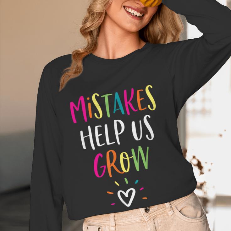 Growth Mindset Positive Back To School Teacher Student Women Long Sleeve T-Shirt, novelty gifts, funny gifts Growth Mindset Positive Back To School Teacher Student Women Long Sleeve T-Shirt, novelty gifts, funny gifts