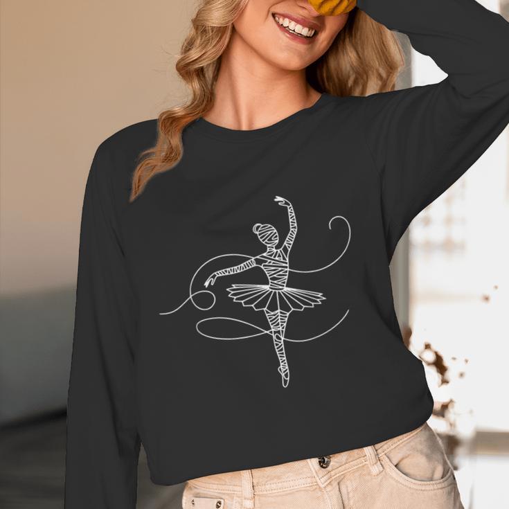 Halloween Ballet Mummy Ballerina Spooky Dance Teacher Women Women Long Sleeve T-Shirt, novelty gifts, funny gifts Halloween Ballet Mummy Ballerina Spooky Dance Teacher Women Women Long Sleeve T-Shirt, novelty gifts, funny gifts