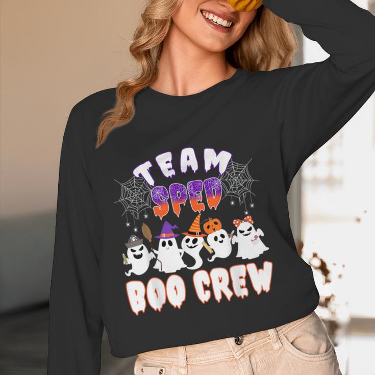 Halloween Costume Team SPED Teacher Special Education Women Long Sleeve T-Shirt, novelty gifts, funny gifts Halloween Costume Team SPED Teacher Special Education Women Long Sleeve T-Shirt, novelty gifts, funny gifts