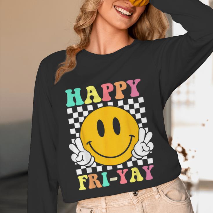 Happy Fri-Yay Teacher Friday Weekend School Women Long Sleeve T-Shirt, novelty gifts, funny gifts Happy Fri-Yay Teacher Friday Weekend School Women Long Sleeve T-Shirt, novelty gifts, funny gifts