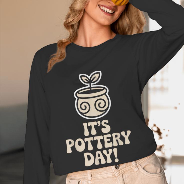 Its Pottery Day Clay Craft Ceramic Hobby Artisan Art Teacher Women Long Sleeve T-Shirt, novelty gifts, funny gifts Its Pottery Day Clay Craft Ceramic Hobby Artisan Art Teacher Women Long Sleeve T-Shirt, novelty gifts, funny gifts