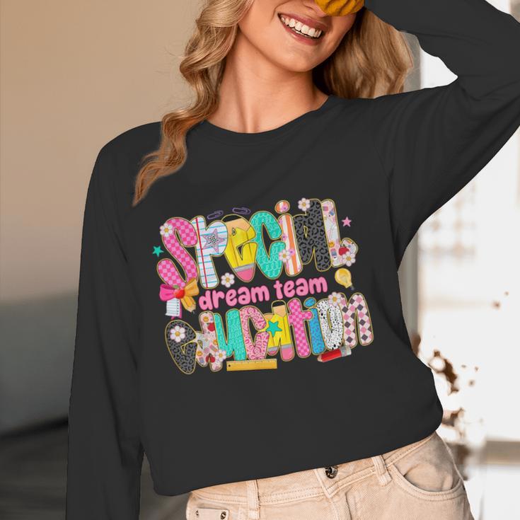 Kids Back To School Teachers Special Education Dream Team Women Long Sleeve T-Shirt, novelty gifts, funny gifts Kids Back To School Teachers Special Education Dream Team Women Long Sleeve T-Shirt, novelty gifts, funny gifts