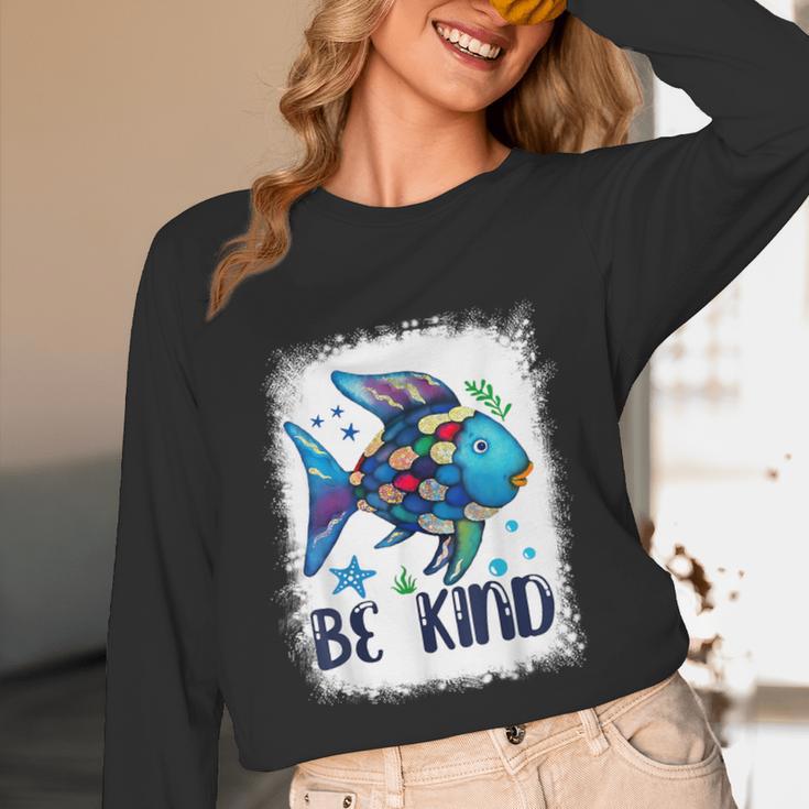 Be Kind Rainbow Fish Teacher Life Back To School Teaching Men Women Women Long Sleeve T-Shirt, novelty gifts, funny gifts Be Kind Rainbow Fish Teacher Life Back To School Teaching Men Women Women Long Sleeve T-Shirt, novelty gifts, funny gifts