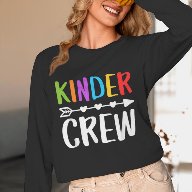 Kinder Crew Shirt Kindergarten Boy Girl Student Teacher Women Long Sleeve T-Shirt, novelty gifts, funny gifts Kinder Crew Shirt Kindergarten Boy Girl Student Teacher Women Long Sleeve T-Shirt, novelty gifts, funny gifts