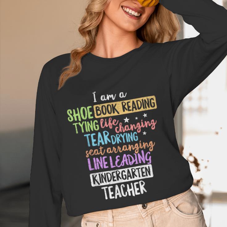 I Am A Kindergarten Teacher Shirt Creative Women Long Sleeve T-Shirt, novelty gifts, funny gifts I Am A Kindergarten Teacher Shirt Creative Women Long Sleeve T-Shirt, novelty gifts, funny gifts