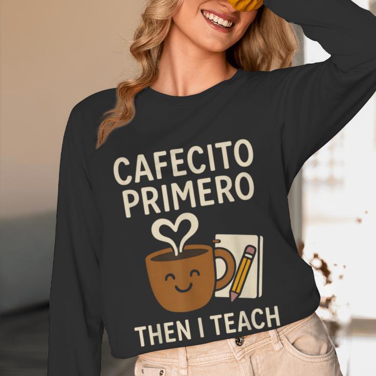 Latina Teacher Bilingual Educator Spanish Heritage Empower Women Long Sleeve T-Shirt, novelty gifts, funny gifts Latina Teacher Bilingual Educator Spanish Heritage Empower Women Long Sleeve T-Shirt, novelty gifts, funny gifts