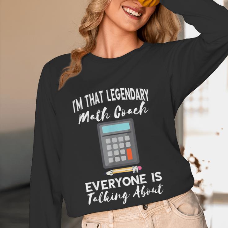 Legendary Math Coach Mathematics Calculator Math Teacher Women Long Sleeve T-Shirt, novelty gifts, funny gifts Legendary Math Coach Mathematics Calculator Math Teacher Women Long Sleeve T-Shirt, novelty gifts, funny gifts