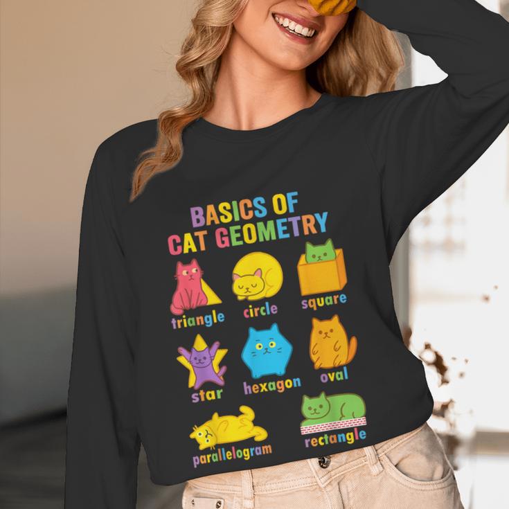 Math Cat Geometry Back To School Mathematics Teacher Women Long Sleeve T-Shirt, novelty gifts, funny gifts Math Cat Geometry Back To School Mathematics Teacher Women Long Sleeve T-Shirt, novelty gifts, funny gifts