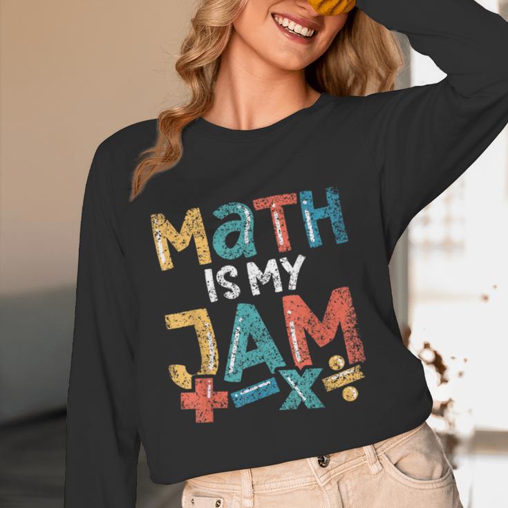 Math Is My Jam School Mathematics Women Men Math Teacher Women Long Sleeve T-Shirt, novelty gifts, funny gifts Math Is My Jam School Mathematics Women Men Math Teacher Women Long Sleeve T-Shirt, novelty gifts, funny gifts