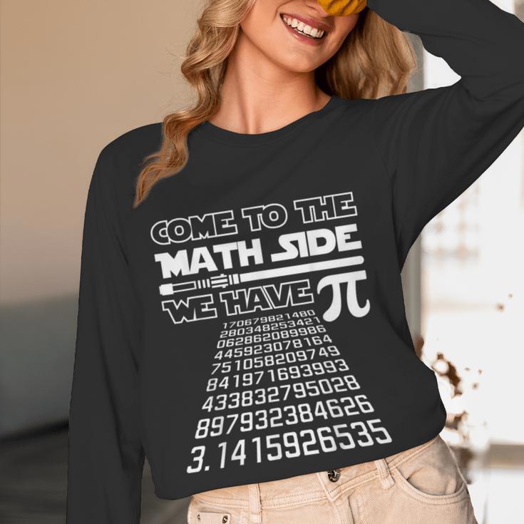 Come To The Math Side We Have Pie Shirt Pi Day Teacher Women Long Sleeve T-Shirt, novelty gifts, funny gifts Come To The Math Side We Have Pie Shirt Pi Day Teacher Women Long Sleeve T-Shirt, novelty gifts, funny gifts