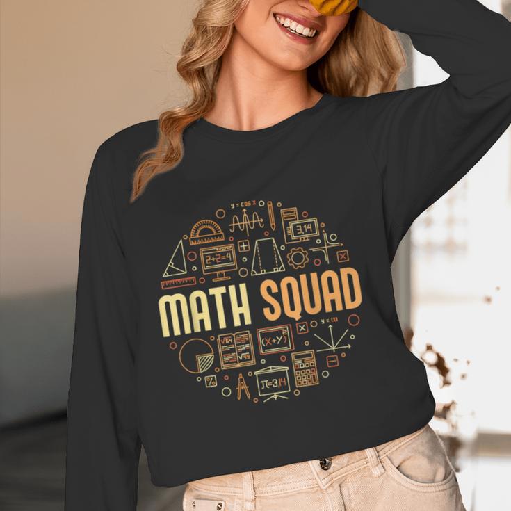 Math Squad For Teacher Or Student Mathematics Men Women Kids Women Long Sleeve T-Shirt, novelty gifts, funny gifts Math Squad For Teacher Or Student Mathematics Men Women Kids Women Long Sleeve T-Shirt, novelty gifts, funny gifts