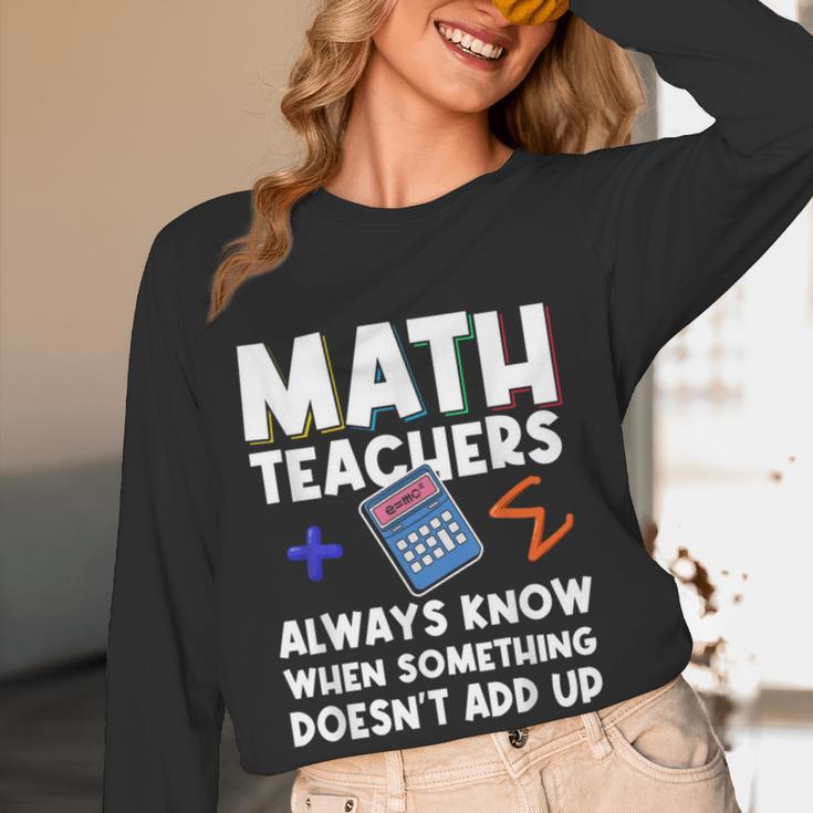 Mathematics Teachers Math Teacher For Men Women Women Long Sleeve T-Shirt, novelty gifts, funny gifts Mathematics Teachers Math Teacher For Men Women Women Long Sleeve T-Shirt, novelty gifts, funny gifts