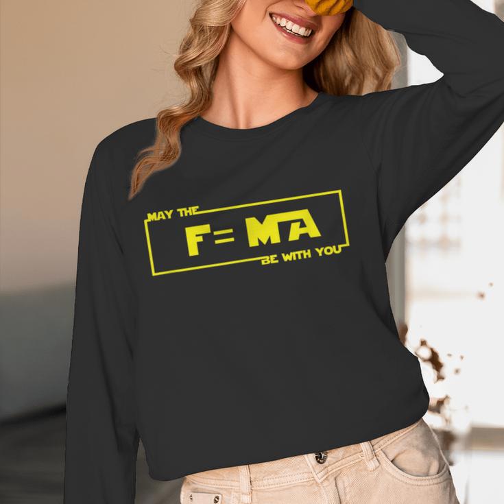 May The Fma Be With You Science Teacher Tshirts For Men Women Women Long Sleeve T-Shirt, novelty gifts, funny gifts