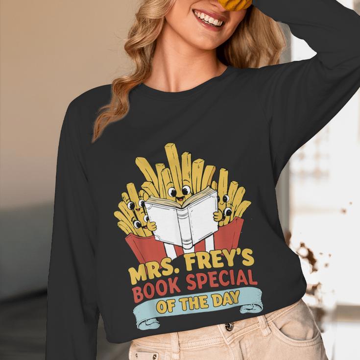 Mrs Frey Book Special Reading Elementary Teacher Women Long Sleeve T-Shirt, novelty gifts, funny gifts Mrs Frey Book Special Reading Elementary Teacher Women Long Sleeve T-Shirt, novelty gifts, funny gifts