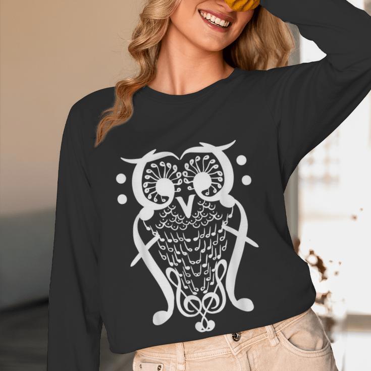 Music Note Owl Shirt Musicians Teacher Birthday Bird Women Long Sleeve T-Shirt, novelty gifts, funny gifts Music Note Owl Shirt Musicians Teacher Birthday Bird Women Long Sleeve T-Shirt, novelty gifts, funny gifts