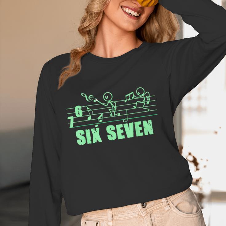 Musical 67 Music Meme Slang Six Seven Music Teacher Women Long Sleeve T-Shirt, novelty gifts, funny gifts Musical 67 Music Meme Slang Six Seven Music Teacher Women Long Sleeve T-Shirt, novelty gifts, funny gifts